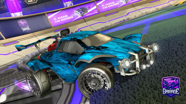 A Rocket League car design from hduo