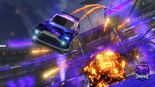 A Rocket League car design from Erbse