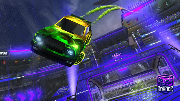 A Rocket League car design from yetya