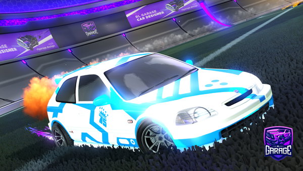 A Rocket League car design from Dcapitol