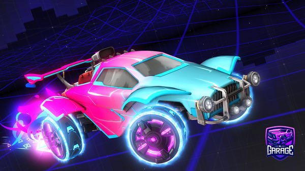 A Rocket League car design from Cosplash