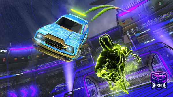 A Rocket League car design from WS_ITB999