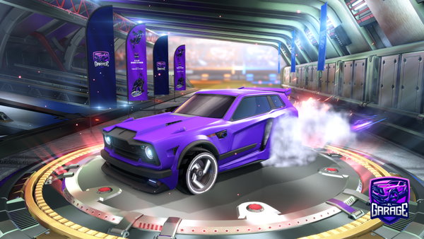 A Rocket League car design from davoetsieisvoetsie
