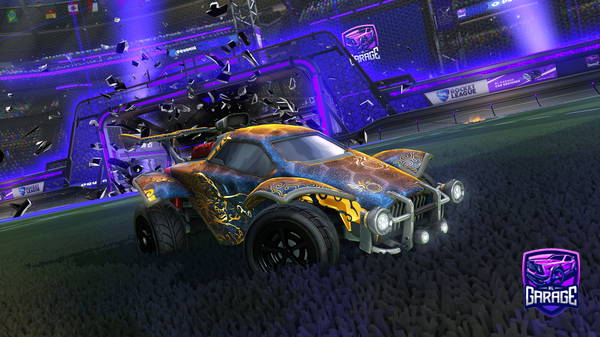 A Rocket League car design from Fenho