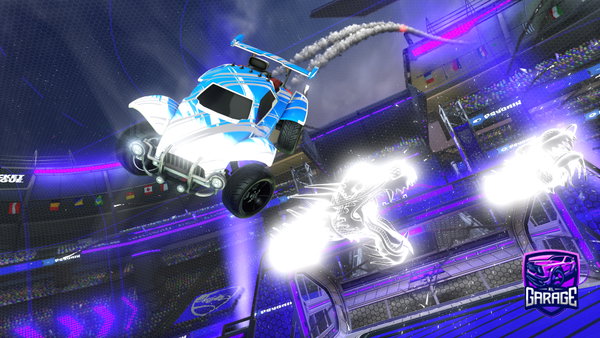 A Rocket League car design from zettzi