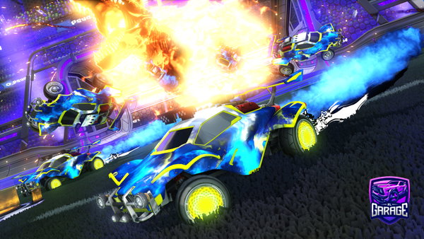 A Rocket League car design from captaiNNNJ