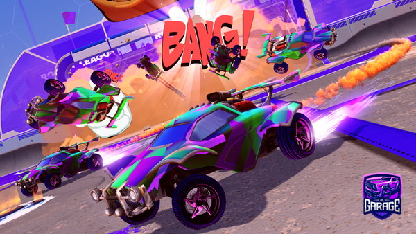 A Rocket League car design from kuchidiver