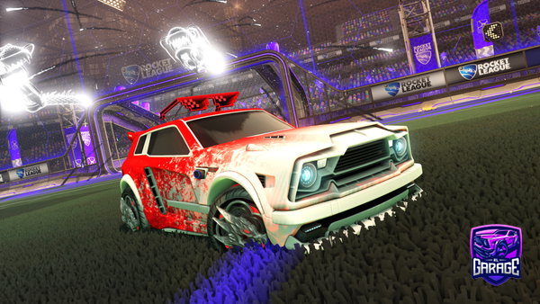 A Rocket League car design from Jxss_rl4