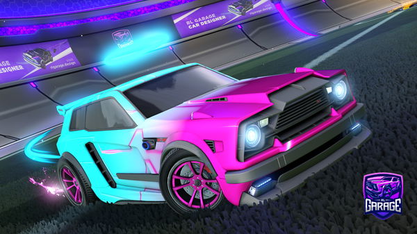 A Rocket League car design from Stinus2006