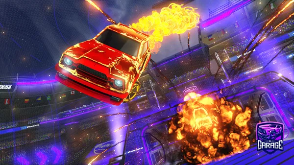 A Rocket League car design from Danger134