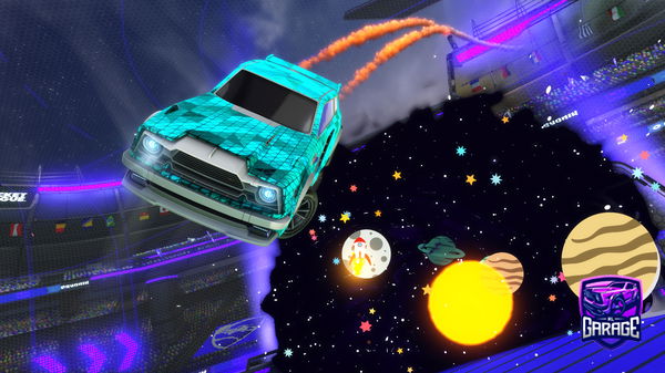 A Rocket League car design from ConBox365