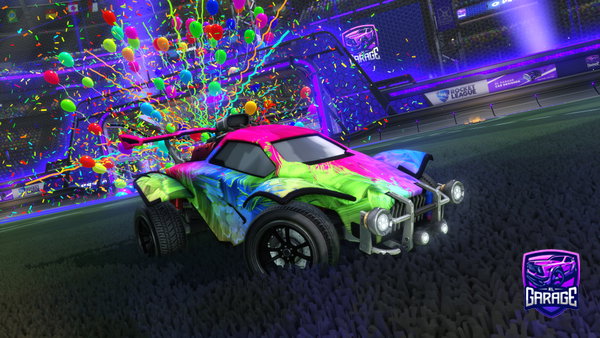 A Rocket League car design from Poulpium