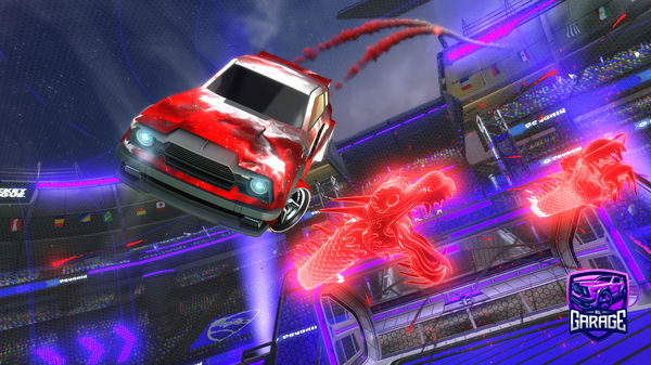 A Rocket League car design from Giratina