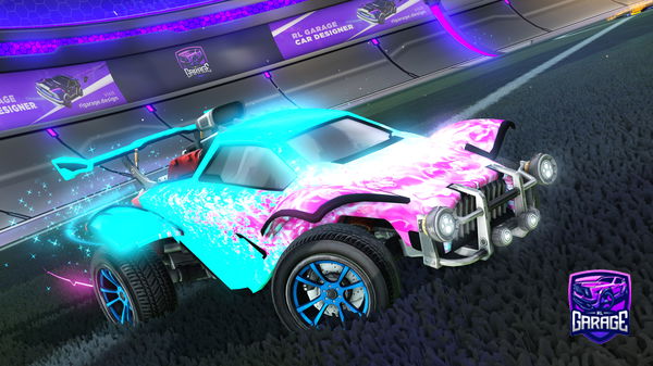 A Rocket League car design from mojac22