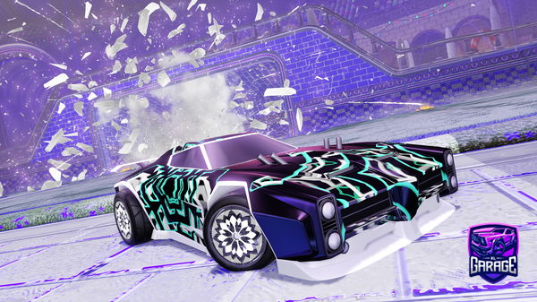 A Rocket League car design from 108