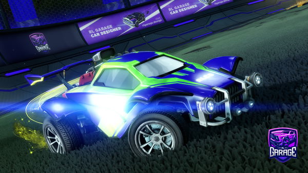 A Rocket League car design from xXcharliesanortXx