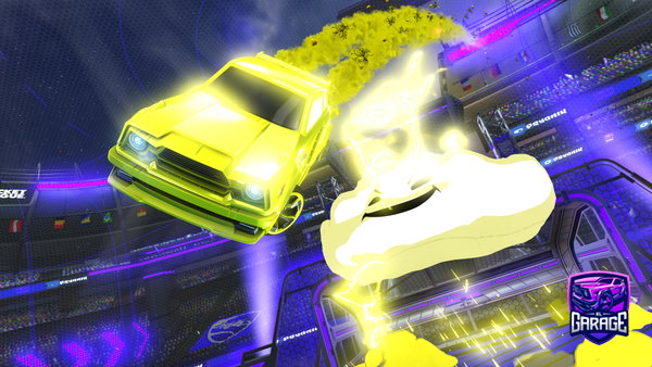 A Rocket League car design from crusader24