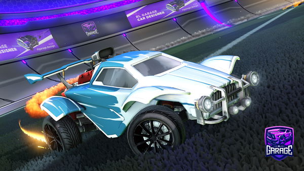 A Rocket League car design from wwwwwish