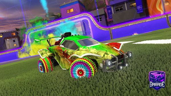 A Rocket League car design from RevengeLux