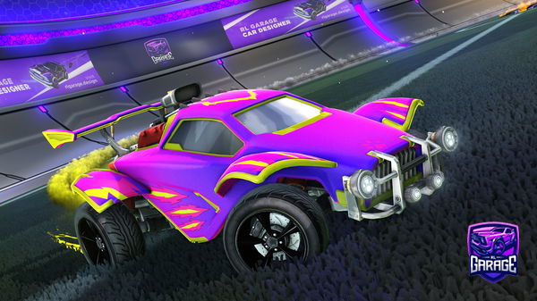 A Rocket League car design from Hillbilly123