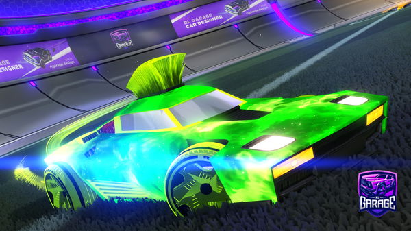 A Rocket League car design from corbo-_-