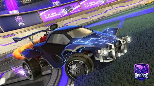 A Rocket League car design from CaseyCFacey