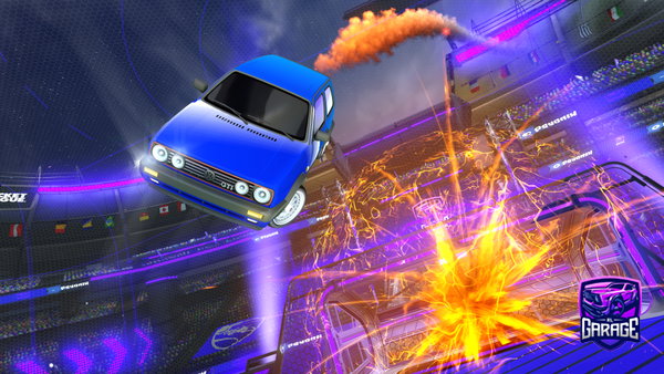 A Rocket League car design from terashine