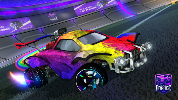 A Rocket League car design from zsr_titan