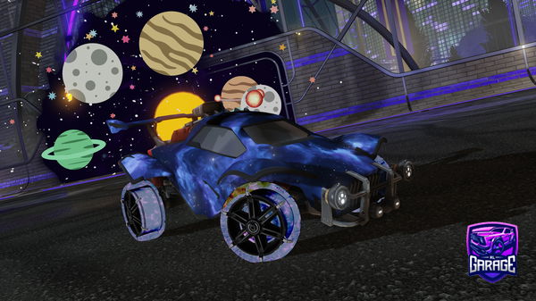 A Rocket League car design from Gengar0506