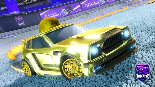 A Rocket League car design from doggo-aru