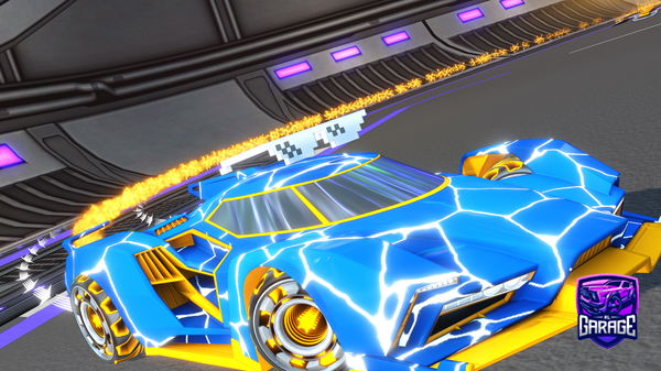 A Rocket League car design from palmtreezs