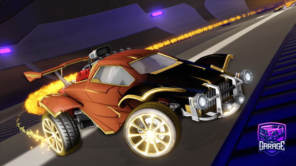 A Rocket League car design from Kexcu