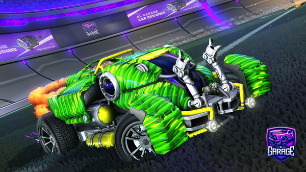 A Rocket League car design from MushyRabobo