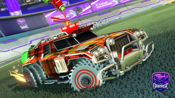 A Rocket League car design from puff1n