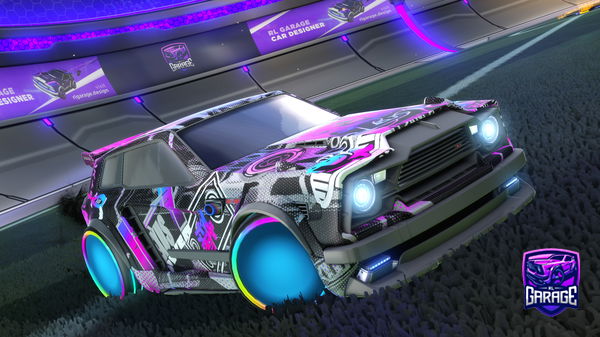 A Rocket League car design from AtomTrade