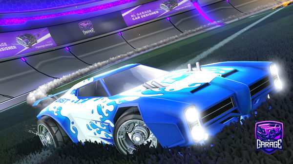 A Rocket League car design from Beanzo57