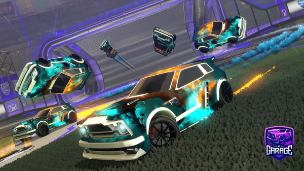 A Rocket League car design from CGIshock