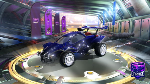 A Rocket League car design from Louramo_on_ps4