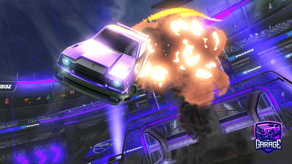 A Rocket League car design from alltro