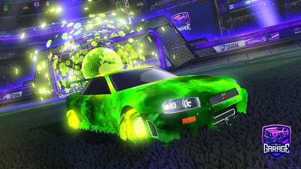 A Rocket League car design from Ieinad