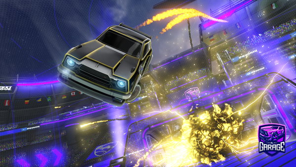 A Rocket League car design from COSMICBL4ZE