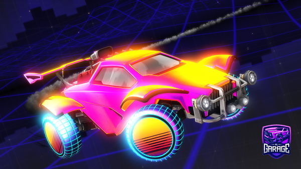 A Rocket League car design from supervic005