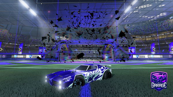 A Rocket League car design from fussball