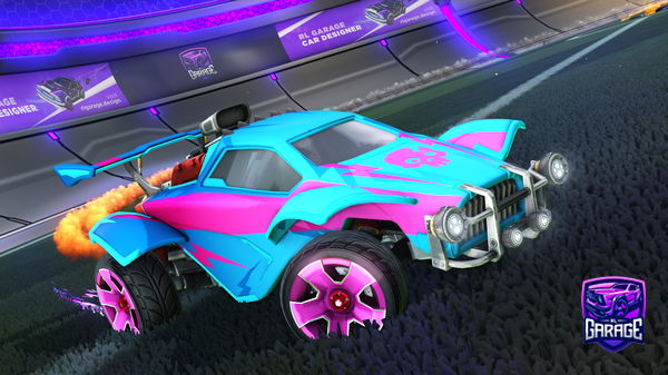 A Rocket League car design from Pawniward