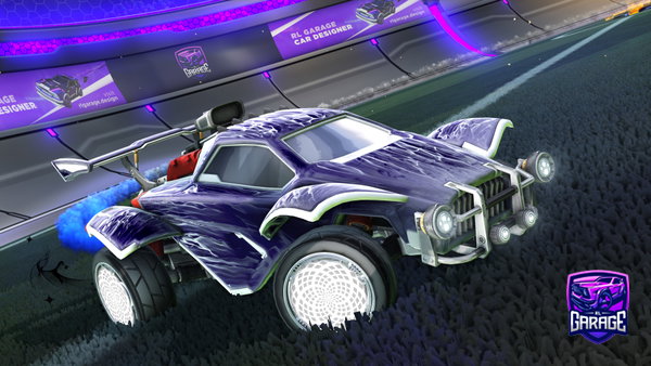 A Rocket League car design from Dings4444