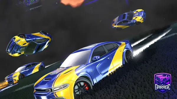 A Rocket League car design from sxniKzzz