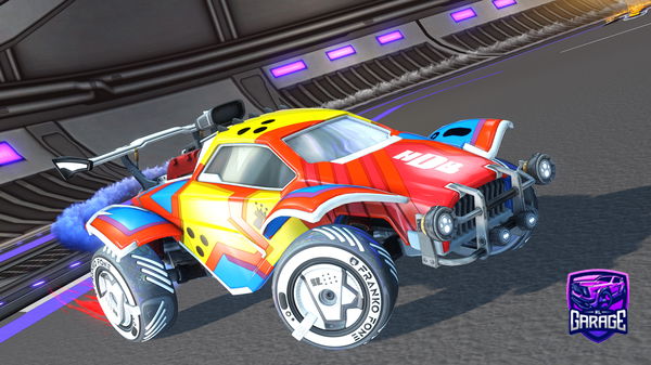 A Rocket League car design from randomzguy