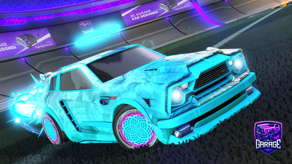 A Rocket League car design from K9xLittleLMN