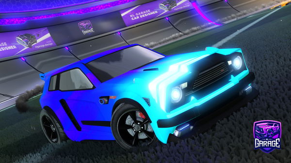 A Rocket League car design from WoKy_