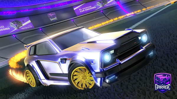 A Rocket League car design from kingm7